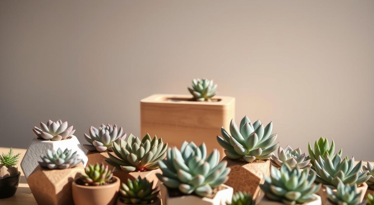 Como Criar um Mini Jardim de Suculentas com Estilo Minimalista