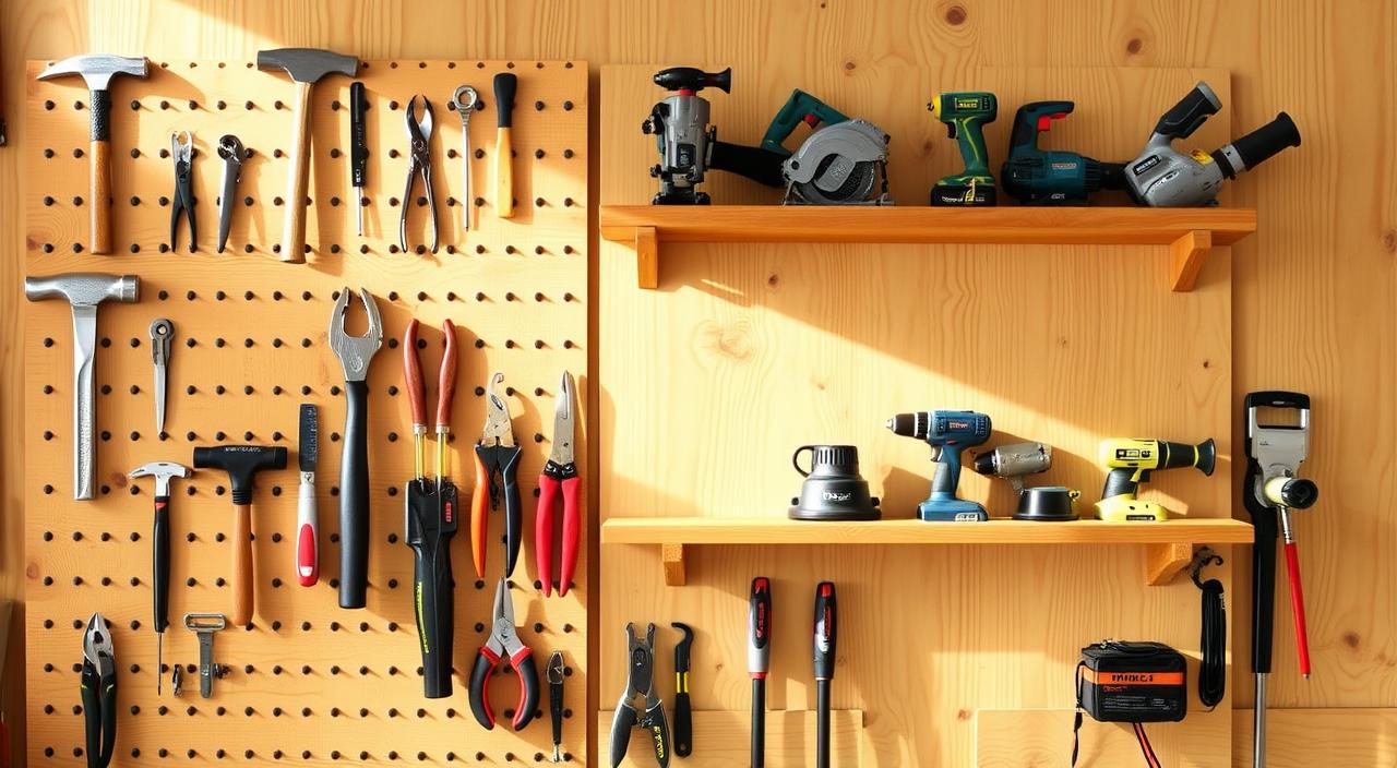Como Fazer um Painel de Ferramentas com Madeira Barata